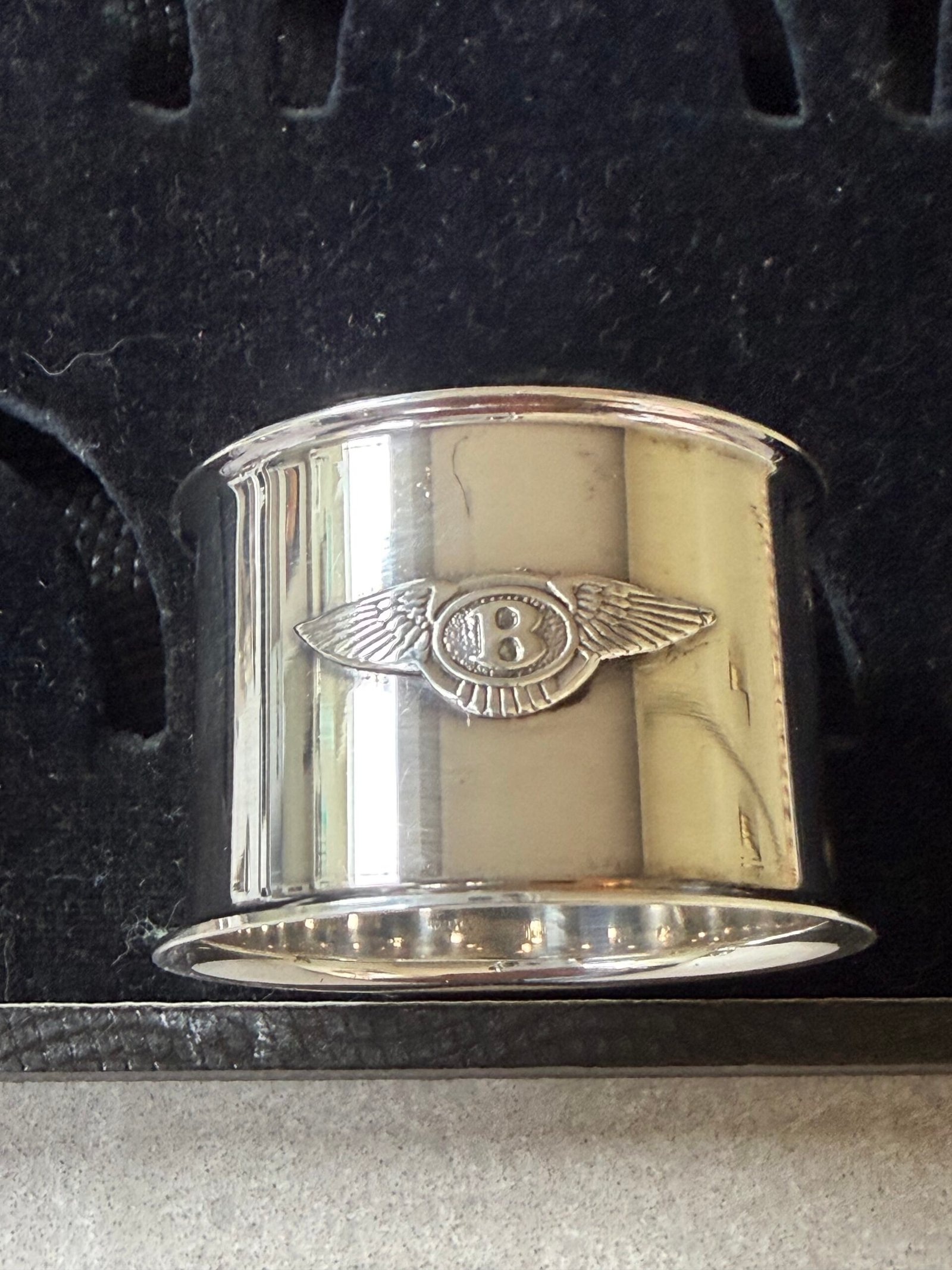 Rare Original 1930 Bentley Boys Napkin Ring Set (Six Pieces)