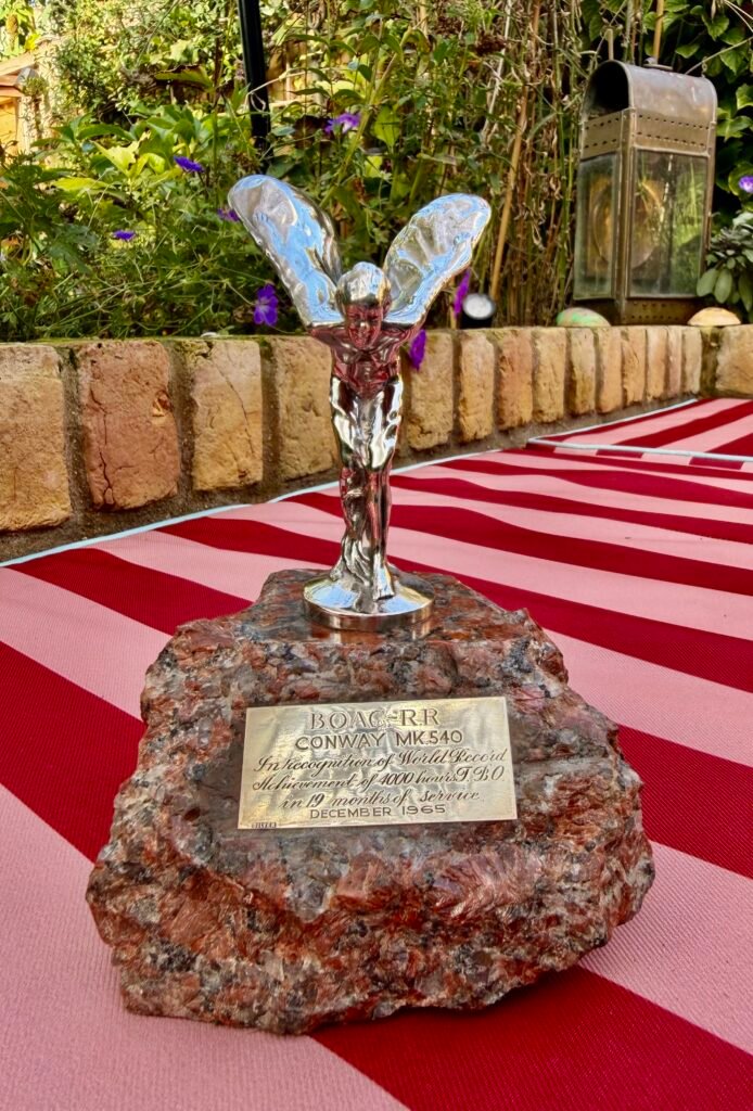 Historic Rolls Royce Spirit of Ecstasy World Record Commemorative Mascot