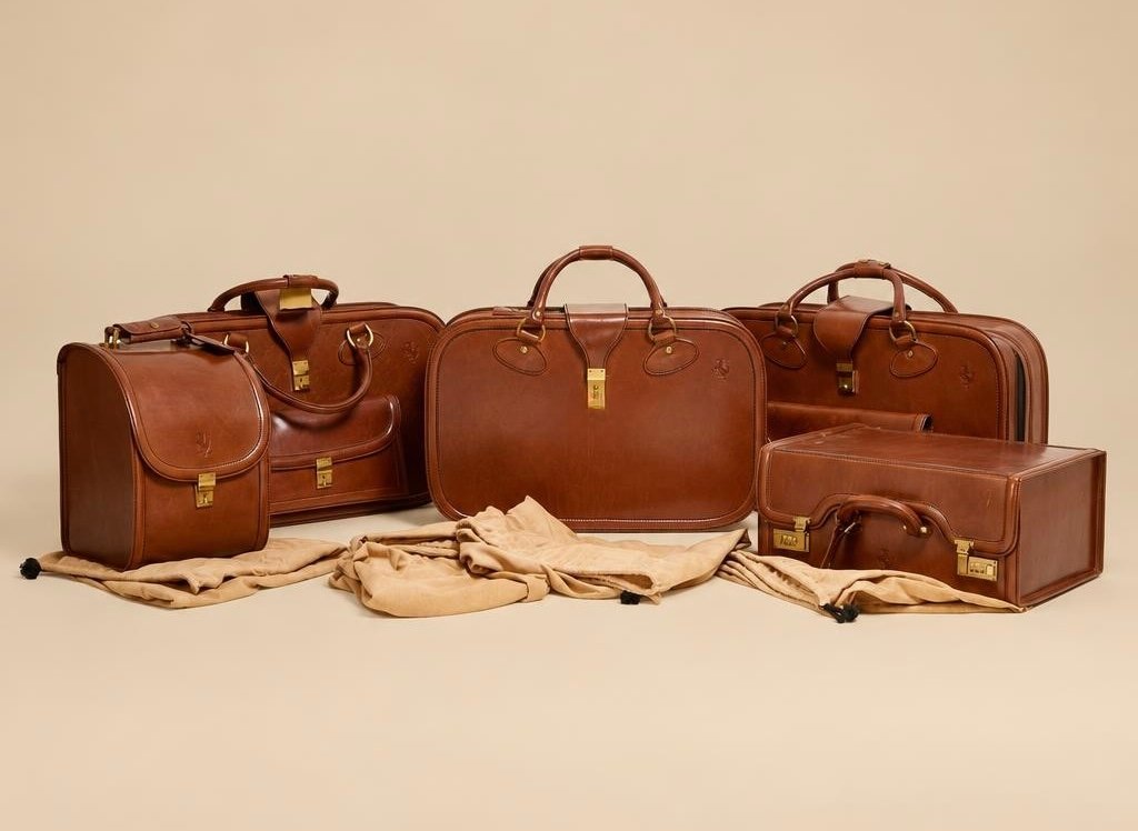 Ferrari Mondial Complete 5-Piece Schedoni Luggage Set QV 3.2 T